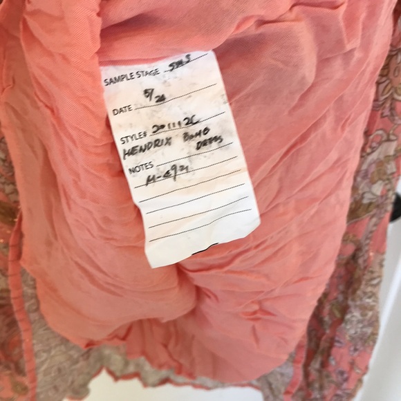 Spell Hendrix pink boho midi dress - Picture 6 of 8